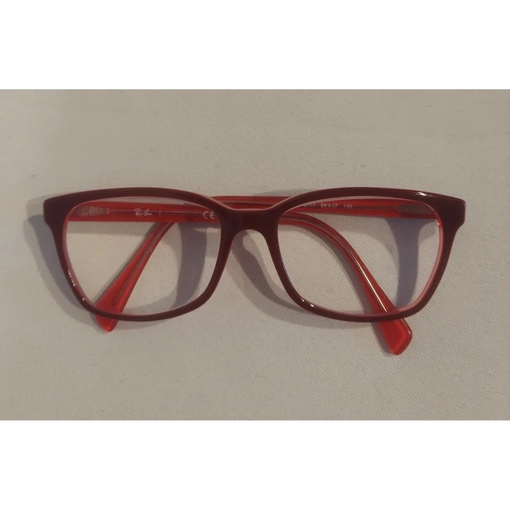 Ray Ban Womens Polished Reddish Purple Butterfly Eyeglass Frames RB 5362 5777